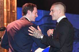 The brownlow medal (formally the charles brownlow trophy) is an individual award given to the player judged fairest and best in the australian football league (afl) during the regular season. Dustin Martin Wins Brownlow With Record 36 Votes