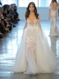 Most Daring Wedding Dresses From Bridal Fashion Week Sheer Wedding Dress Bridal Fashion Week Bridal Dresses