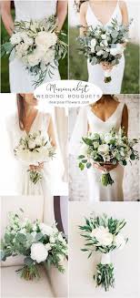Wedding bouquet, sage green bouquet,bridesmaids bouquet, white bridal bouquet, white peony bouquet, eucalyptus wedding bouquet, silk white greenery bouquet,wedding bouquet white boho bouquets ,bridal bridesmaids bouquets ,spring summer wedding ,peonies ,rose,eucalyptus. 40 Modern Minimalist Green Wedding Ideas For The Simple Chic Bride Minimalist Wedding Decor Simple Wedding Bouquets Olive Wedding