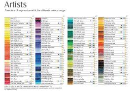 Derwent Coloursoft Pencils Color Chart Google Search In