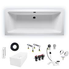 180 x 90 x 48 cm, 250 liter, weiß. Riho Rechteck Badewanne Lusso 180x90 Cm Weiss Ba77005 Setw275