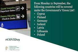 Holidaymakers are expected to find out which countries will be on the government's travel green list on friday. Irish Government Makes Changes To Green List