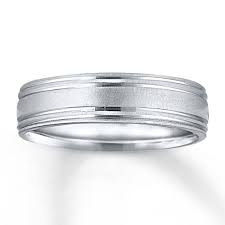 Wedding Band 14k White Gold 6mm Jared Mens Wedding Bands White Gold Mens Wedding Rings Platinum 14k White Gold Wedding Band