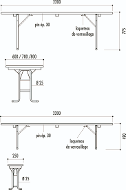 Table En Bois Pliante Avec Bancs Table Et Bancs En Bois Pliables Pour Interieur Net Collectivites