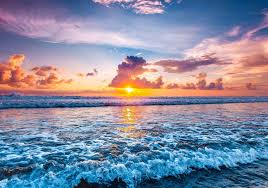 Get inspired with our collection of beach sunset pictures for free. Wallpaper Mural Ocean Sunset Beach 760