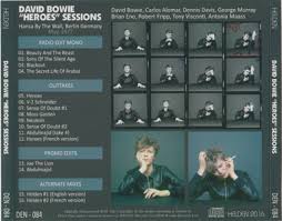 David bowie, brian eno lyrics terms of use. David Bowie Heroes Sessions Back Davidbowieworld Nl