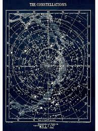 The Star Constellations Vintage 1900 Galaxy Print Poster By Posterbobs Star Constellations Constellations Star Chart