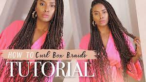 As with all curly hair measurements, hair length is measured at it's longest. How To Curl The Ends Of Braids For Goddess Braids Youtube