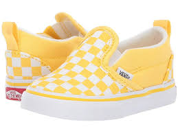 Vans Kids Slip On V Toddler Girls Shoes Checkerboard