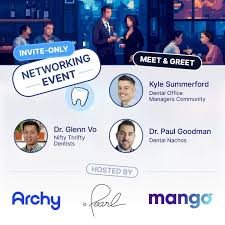 Join Archy, Mango and Pearl at the Greater NY Dental Meeting 2024 for an  Exclusive Networking Event! Mark your calendar for Monday, December 2nd,  from 5–7 PM EST. We're hosting a private