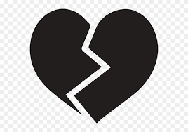 Download Hd Broken Black Heart Emoji Broken Heart Icon Png Clipart And Use The Free Clipart For Your Creative Proje Black Heart Emoji Heart Emoji Heart Icons