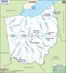 Ohio River Map Map Of Ohio River Ohio Map Ohio River Map