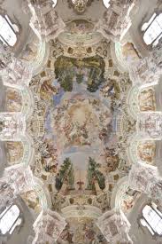 Ceiling Fresco In The Church Saint Peter And Paul Steinhausen 1731 The Four Continents Pay Homage To The Virg Baroque Painting Baroque Art Fine Art Painting
