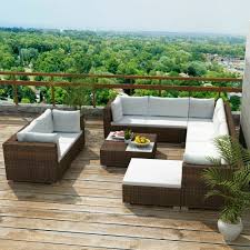 Vidaxl Ensemble De Jardin Poly Rotin 32 Pcs Marron Salon De Jardin Exterieur Meubles De Jardin Terrasse Jardin Terrasse Salon De Jardin Exterieur Meubl