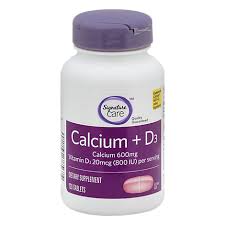 A narrative review of current evidence. Signature Care Calcium 600mg With Vitamin D3 800iu Dietary Supplement Tablet 120 Count Pavilions