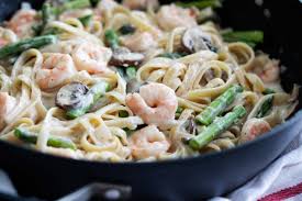 Add butter into skillet and let it melt. Shrimp Pasta In White Sauce Recipe Taste And Tell