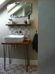 This Is Such A Great Bathroom Idea That We Can Help You With Hairpin Legs Old Style Belfast Sink T Loft Bathroom Kitchen Splashback Tiles Upstairs Bathrooms
