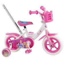 E&L Company, Детски велосипед с помощни колела, Дисни, Принцеси, 10 инча -  Малчугани