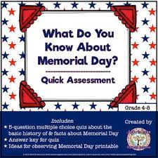 Do you know the secrets of sewing? Freebie What Do You Know About Memorial Day Tpt