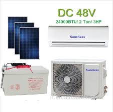 Can we run air conditioner on solar power? China 1 5ton 18000btu 2hp Split Solar Air Conditioner Full Set System With Solar Panels And Batteries Working For 24 Hours China Solar Air Conditioner And Dc Solar Air Conditioner Price
