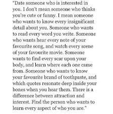 Date Someone Who Is Interested In You Cool Words Quote Catalog Words Quotes