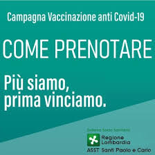 Da oggi, lunedì 10 maggio, potranno iniziare a prenotarsi per la prima dose i cittadini di età compresa tra i. Prenotazione Vaccino Anti Covid 19 Asst Santipaolocarlo