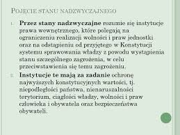 Stany Nadzwyczajne W Polsce Ppt Pobierz