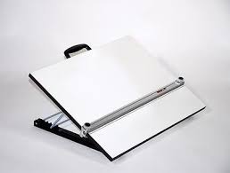 Adjustable Angle Portable Drafting Table With Straightedge Drawing Board Desk Portable Drafting Table Drafting Table Universal Design