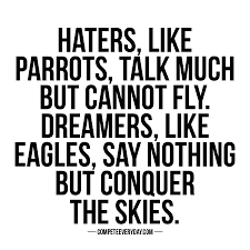 Ignore The Haters The Doubters The Critics Focus On You Do You And Keep Competing Words Words Quotes Quotable Quotes
