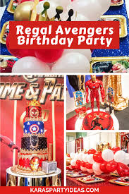 Kara S Party Ideas Regal Avengers Birthday Party Kara S Party Ideas