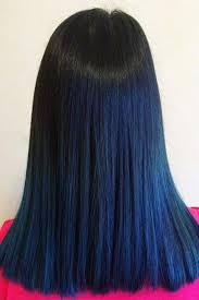 I normally lighten my hair with a hydrogen peroxide and baking if you do not bleach the hair to white color, then you will not get an electric blue color but instead get a dark purple or green color. 50 Tasteful Blue Black Hair Color Ideas To Try In Any Season