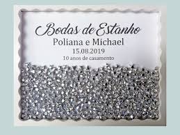 10 años, album by antonio flores. Quadro Bodas De Estanho 10 Anos De Casados Grande No Elo7 Atelie Giselli E7dea5