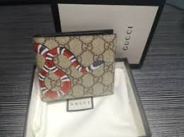 Mcm visetos medium original trifold wallet. Gucci Card Wallet Wallets For Men For Sale Ebay