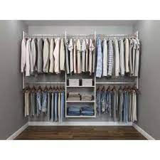 Closet Organizers Storage Organization The Home Depot Wood Closet Systems Closet System Wood Closets
