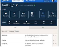 Imagem De Quizlet Interface