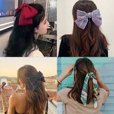 More images for how to wear a headband with long hair » 35 Style Bow Knot Floral Elastic Hairband For Woman Red Knotted Bow Ribbon Headband Hair Band Korean Fashion Hair Accessories Women S Hair Accessories Aliexpress