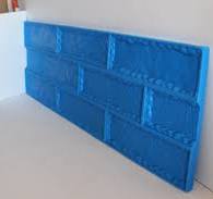 Concrete Block Mold - Chiseled Limestone (3 Rows)