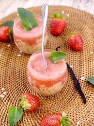 Riz Au Lait Aux Fruits Rouges Recette Riz Au Lait Alimentation Recettes Aux Fruits