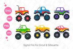 Monster Truck Svg Truck Bundle Svg Png Dxf Svg Eps 1324993 Cut Files Design Bundles
