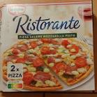 Ristorante Pizza Salame Mozzarella Pesto
