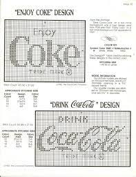 Betty boop, coca cola, coke. Cross Stitch Coca Cola Knitting Patterns Novocom Top