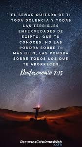 Versiculos Biblicos De Sanidad Deuteronomio 7 15 Citas Biblicas Citas Sobre Dios Mensaje De Dios Versiculos Biblicos