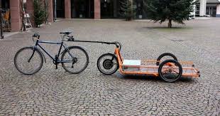 Carla Cargo Bicycle Trailer Orange Detailed Picture Bicycle Trailer Bike Trailer Bike Cargo Trailer