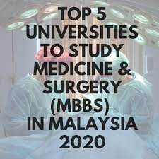 The international medical university (imu) is malaysia's first and most established private medical and healthcare university with over 20 years of dedicated focus in healthcare education. Top 5 Universities To Study Medicine Surgery Mbbs In Malaysia 2020