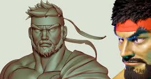 Awesome Street Fighter 6 3D fan art for Ryu created by senior character  artist working