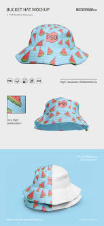 Download Free Psd Bucket Hat Mockup Template Mockupfree Co