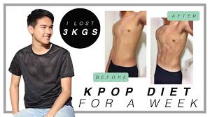 I Dieted Like A Kpop Idol For A Week Lost 3 Kgs Men S Health Fitness Youtube