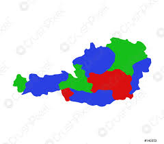 November 2020 um 21:12 uhr. Osterreich Karte Mit Regionen Stock Vektorgrafi Crushpixel