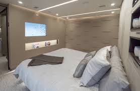 Private bathroom with private bath and shower. What S Inside The Most Tricked Out Private Jumbo Jets Mansion Global