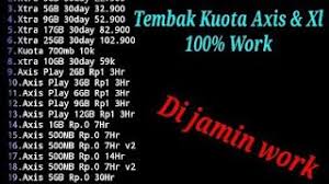 Bagi anda pelanggan operator axis, pasti mau juga bila mendapatkan kuota internet gratis. Tembak Paket Xl Murah